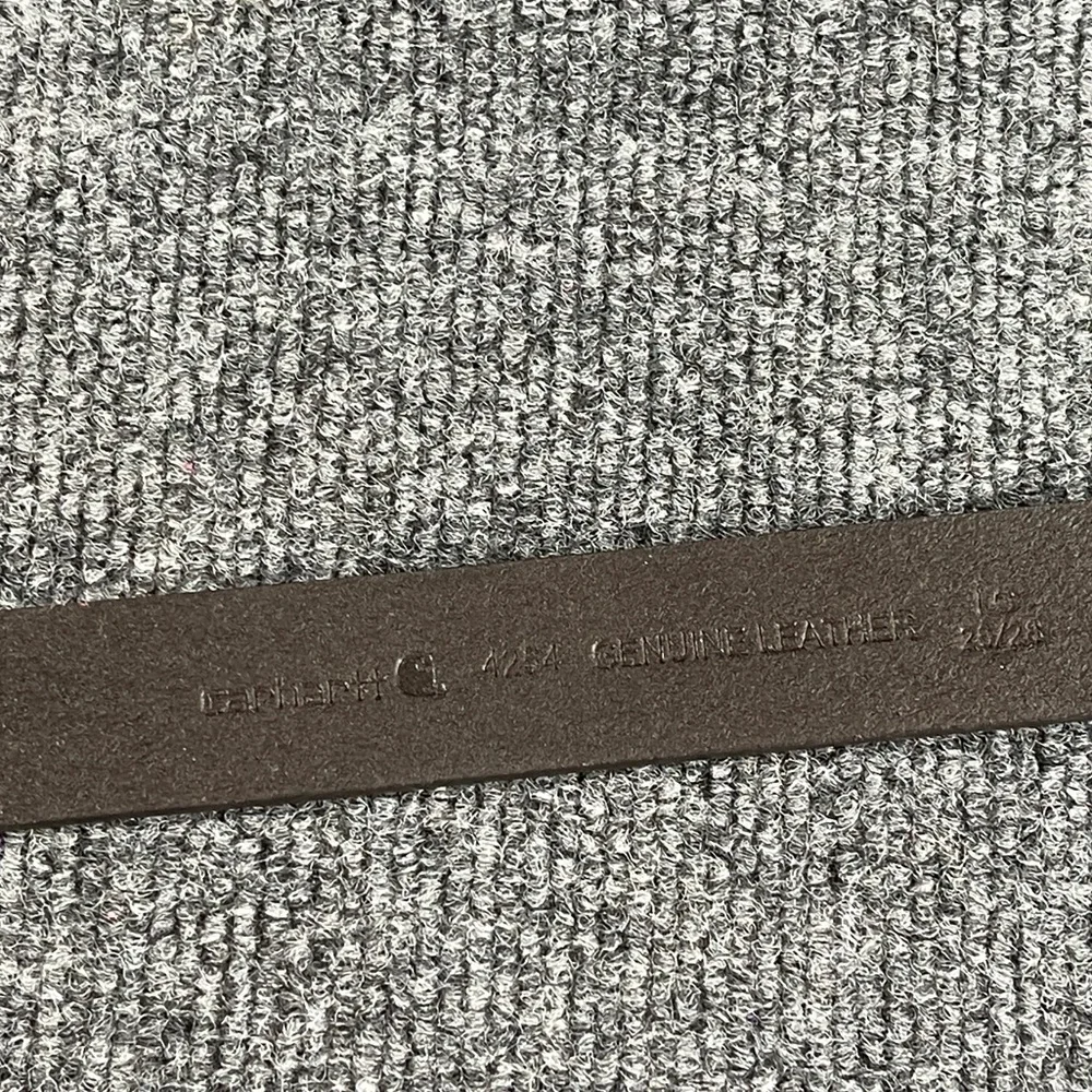 *NWT Carhartt Youth  Casual Rugged Genuine Leather Belt - Picture 10 of 12